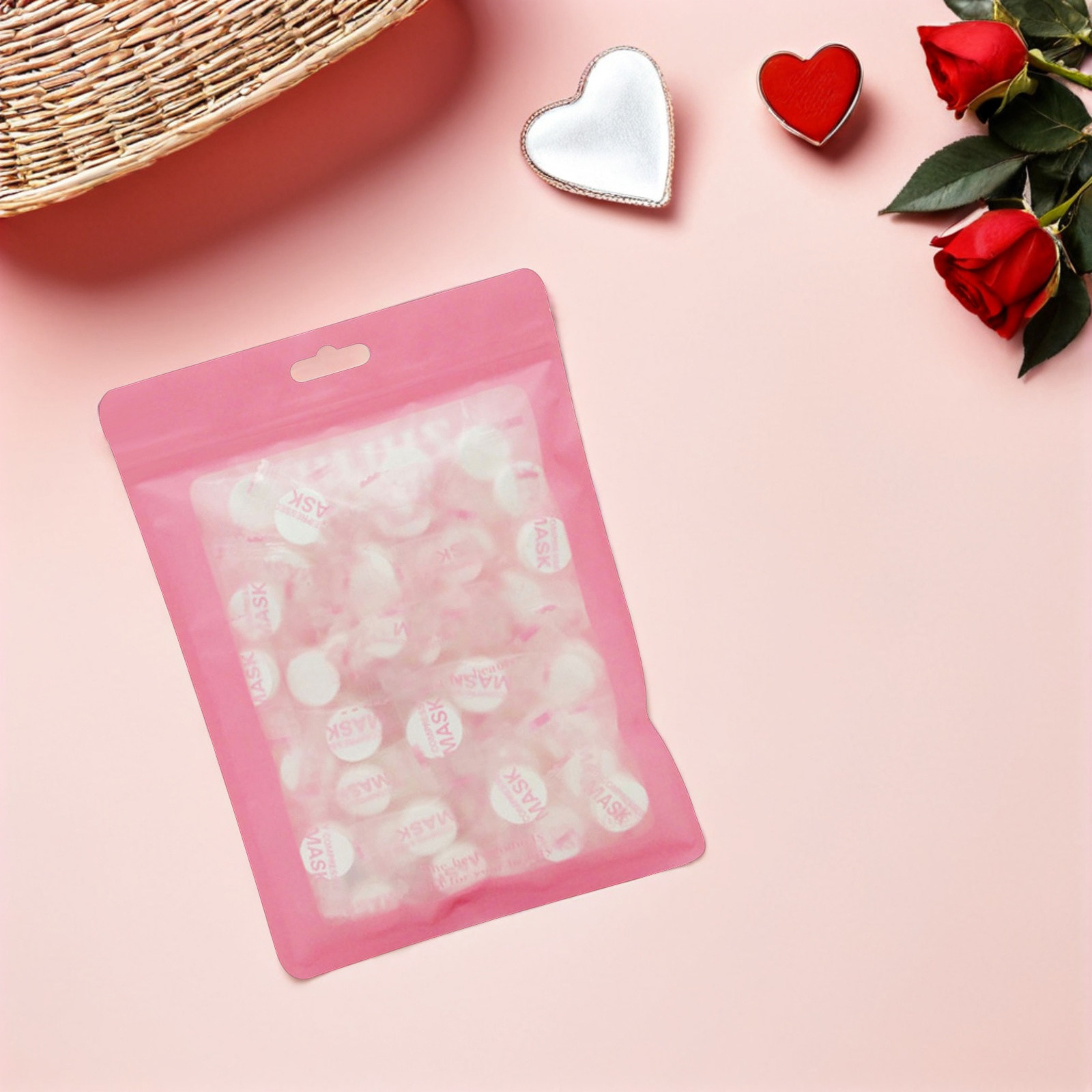 100 ชิ้น แผ่นมาสก์หน้าแบบใช้แล - Face Mask Skincare บทวิจารณ์และราคา