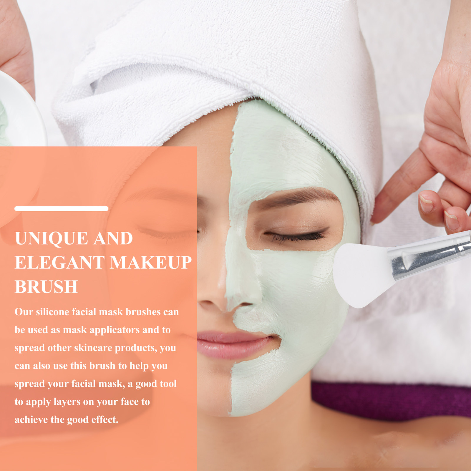 แปรงมาสก์หน้าซิลิโคน 5 ชิ้น อุ - Face Mask Skincare บทวิจารณ์และราคา