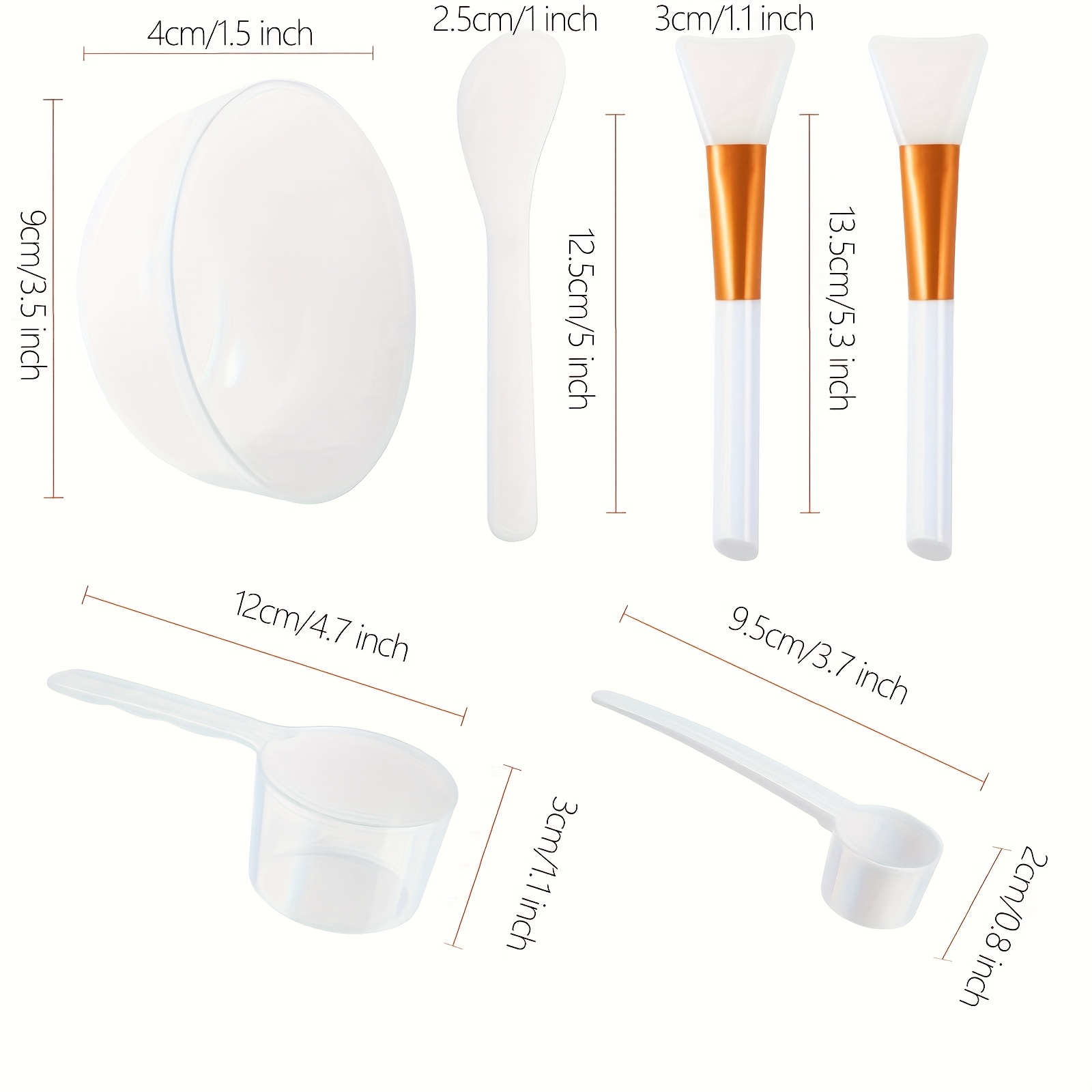 ชุดอุปกรณ์ผสมมาสก์หน้า 7 ชิ้น  - Face Mask Skincare บทวิจารณ์และราคา