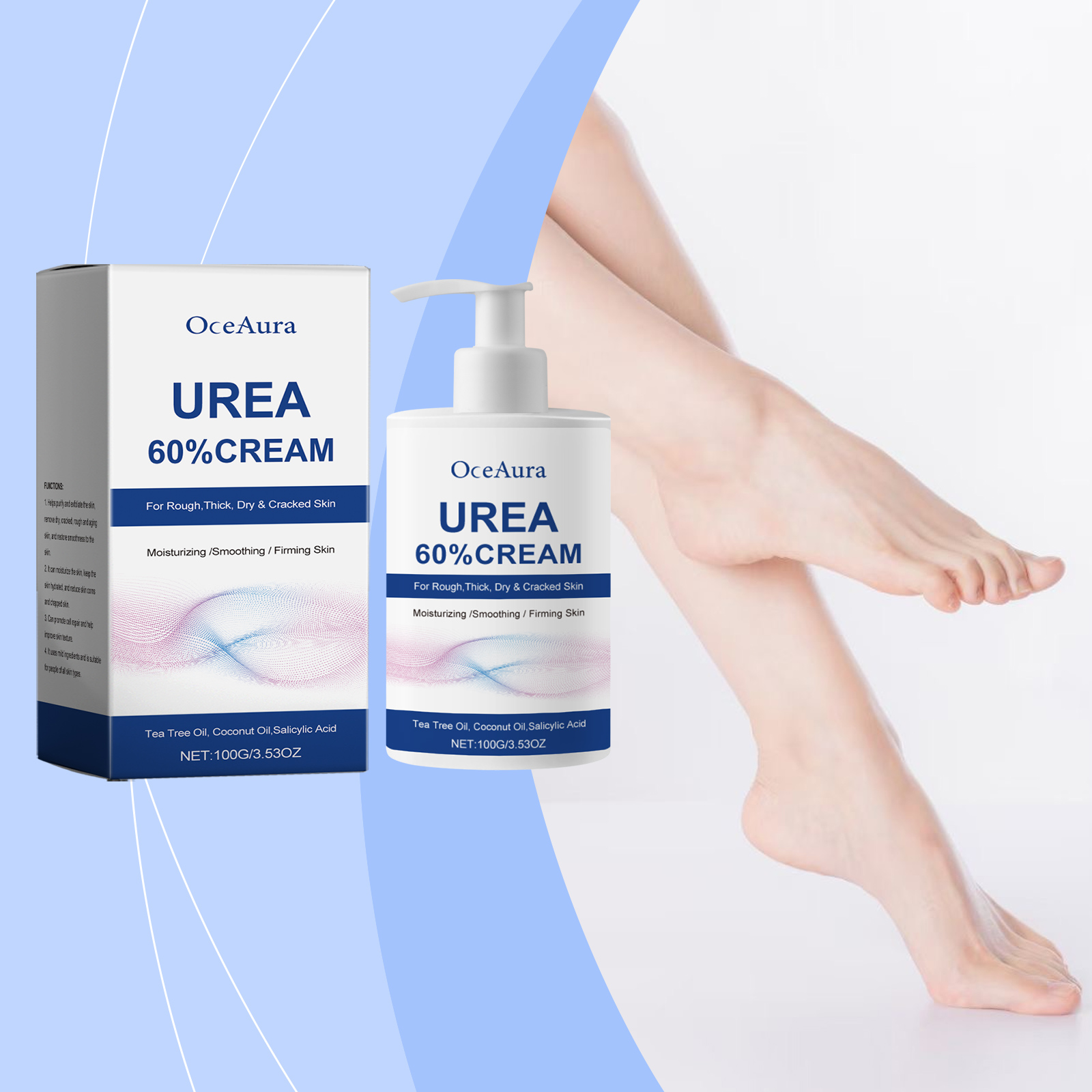 60% ยูเรียครีมเท้า Anti Drying - Urea Foot Cream บทวิจารณ์และราคา