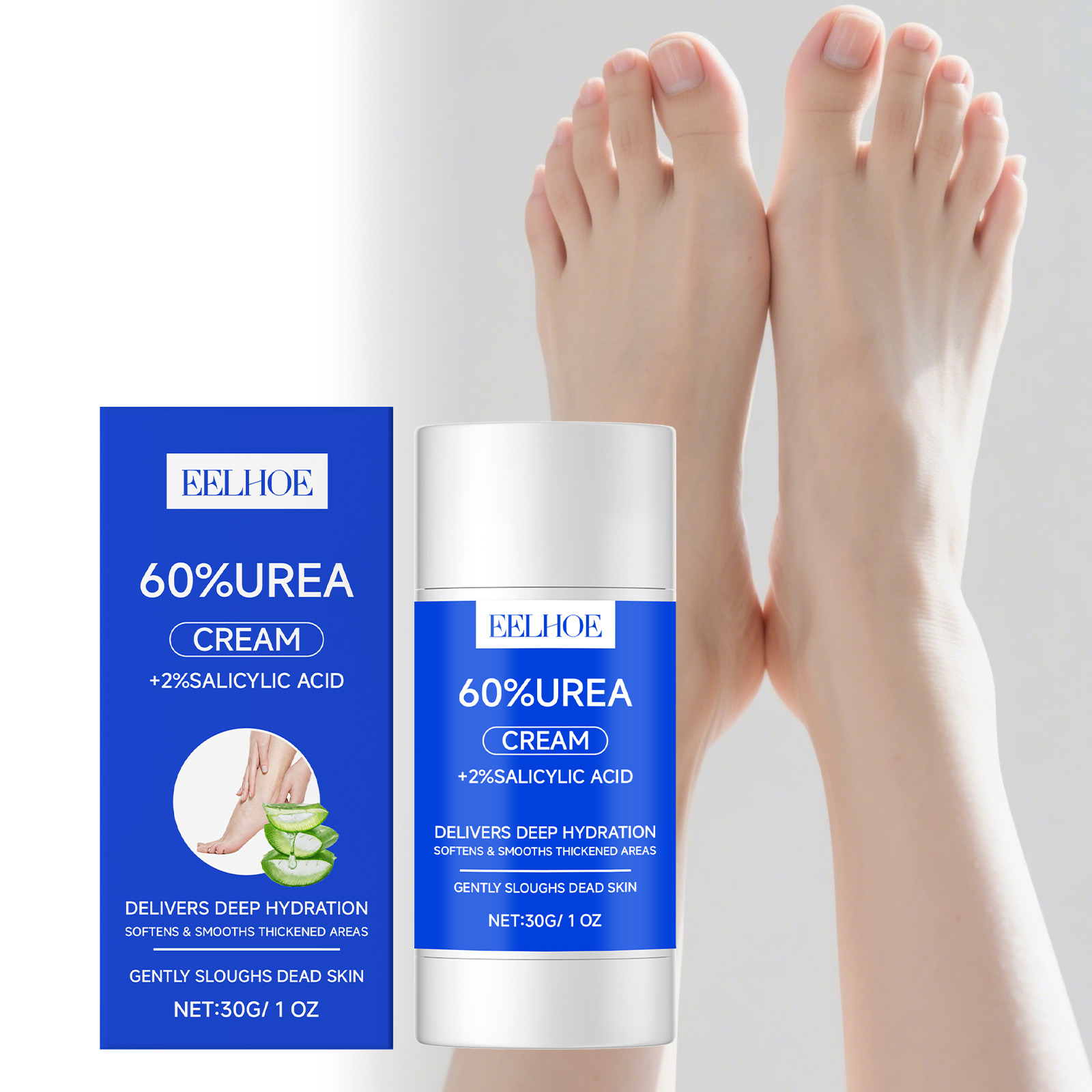 ครีมบำรุงเท้ายูเรีย 60% บำรุงผ - Urea Foot Cream บทวิจารณ์และราคา