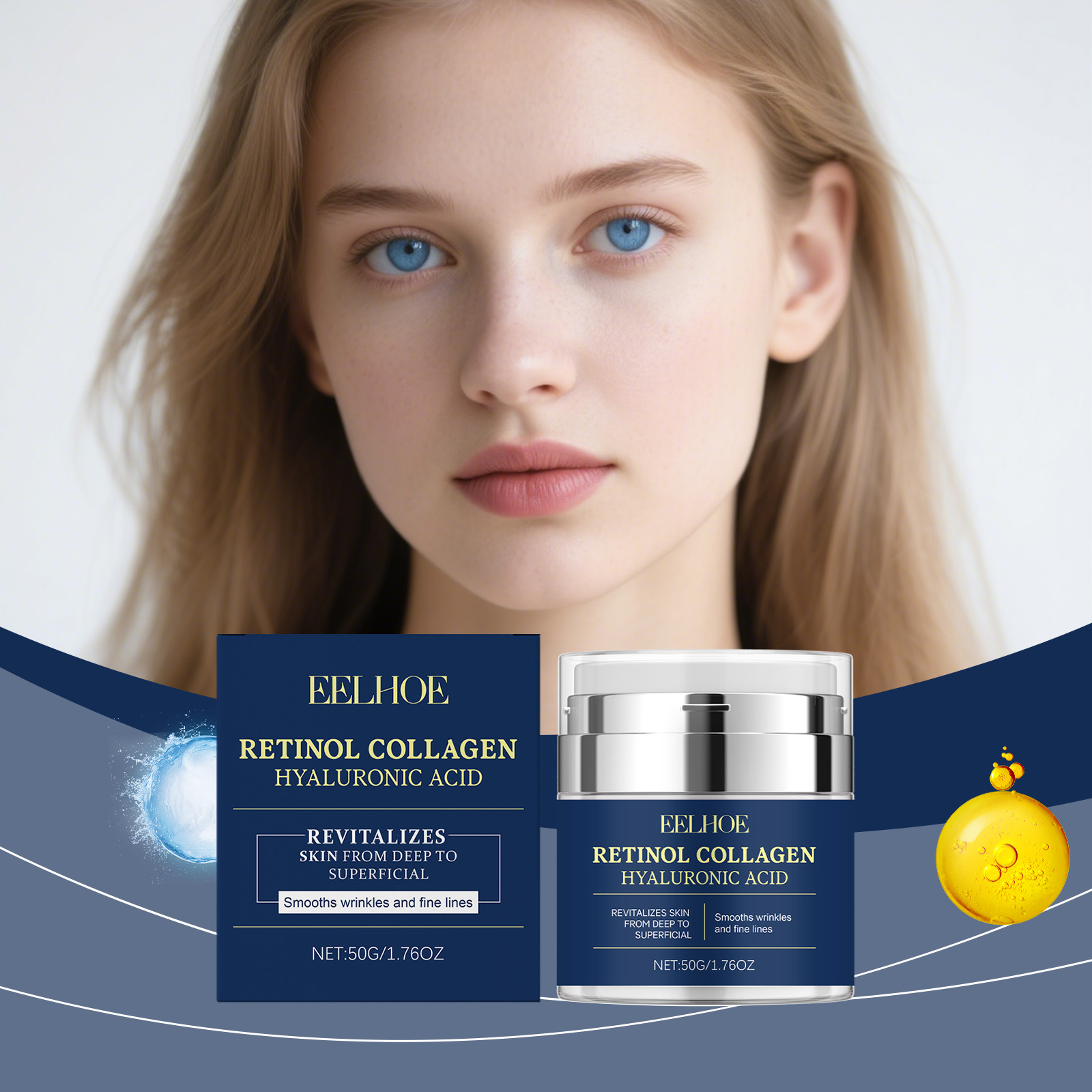 ครีมเรตินอลคอลลาเจน EELHOE ลดเ - Retinol Cream บทวิจารณ์และราคา